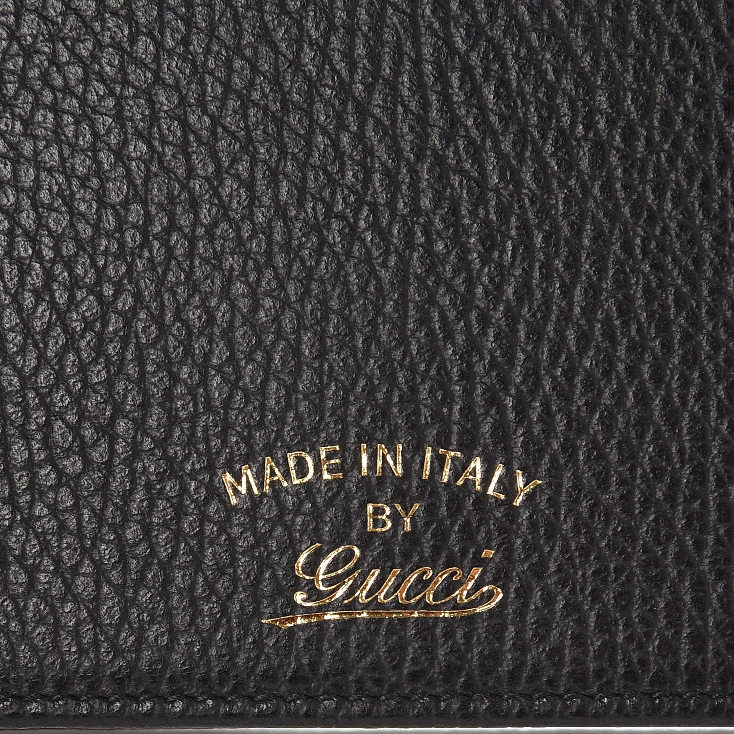 Gucci Dollar Calfskin Mini Swing Wallet Bag Black 7 of 8