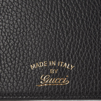 Gucci Dollar Calfskin Mini Swing Wallet Bag Black 7 of 8
