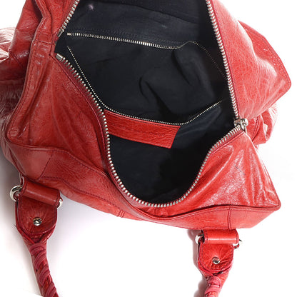 Balenciaga Chevre Giant 21 Silver Hardware Brief Rouge Vermillon 5 of 11