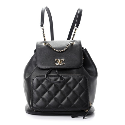 Chanel Caviar Quilted Business Affinity Backpack Black 1 of 8