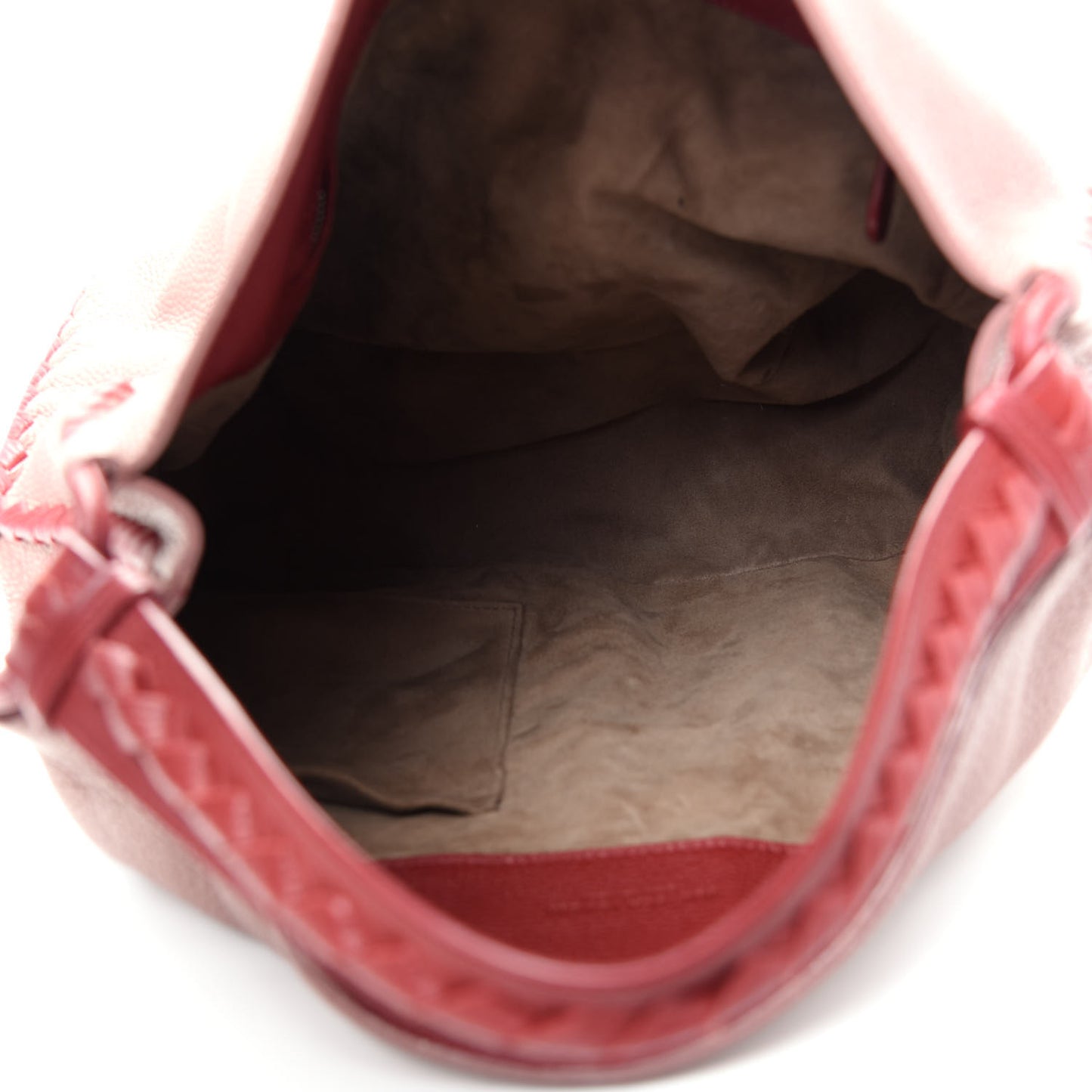 Cervo Lavato Deerskin Hobo Deco Rose Baccarra Rose