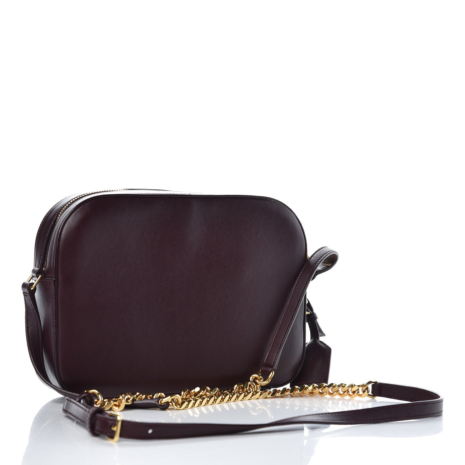 Saint Laurent Calfskin Medium Classic Monogram Camera Bag Bordeaux 3 of 7