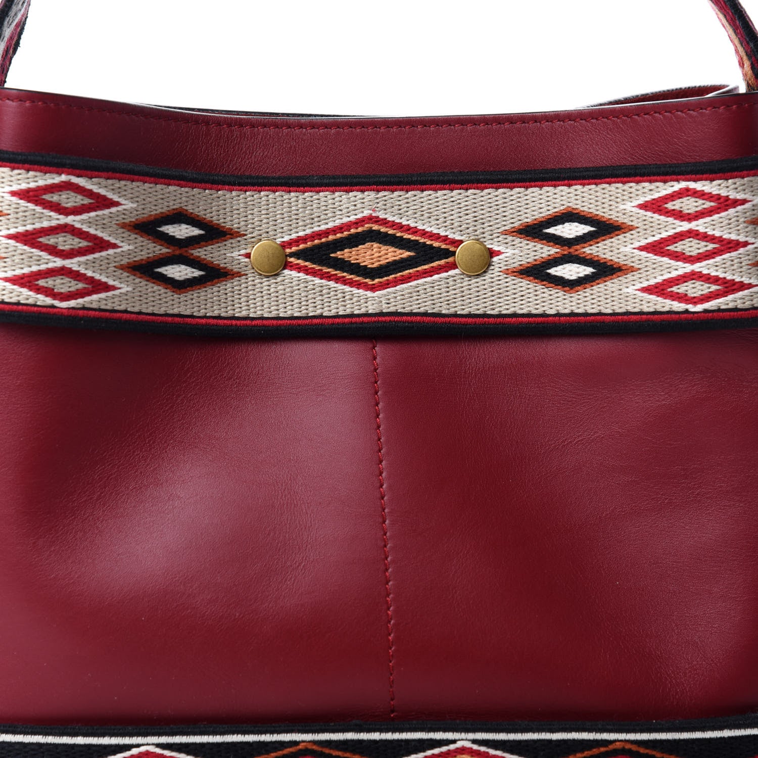 Christian Dior Smooth Calfskin DiorOdeo Small Hobo Red 12 of 12