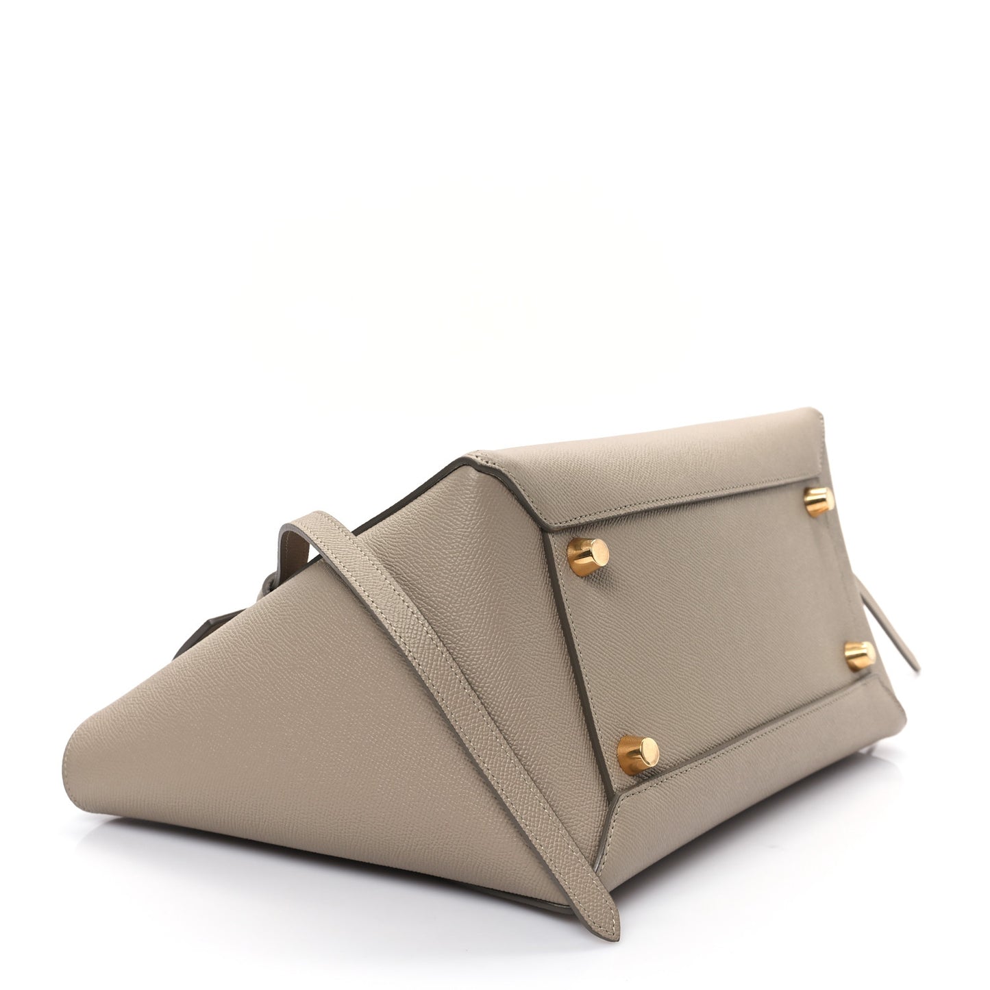 Grained Calfskin Mini Belt Bag Light Taupe