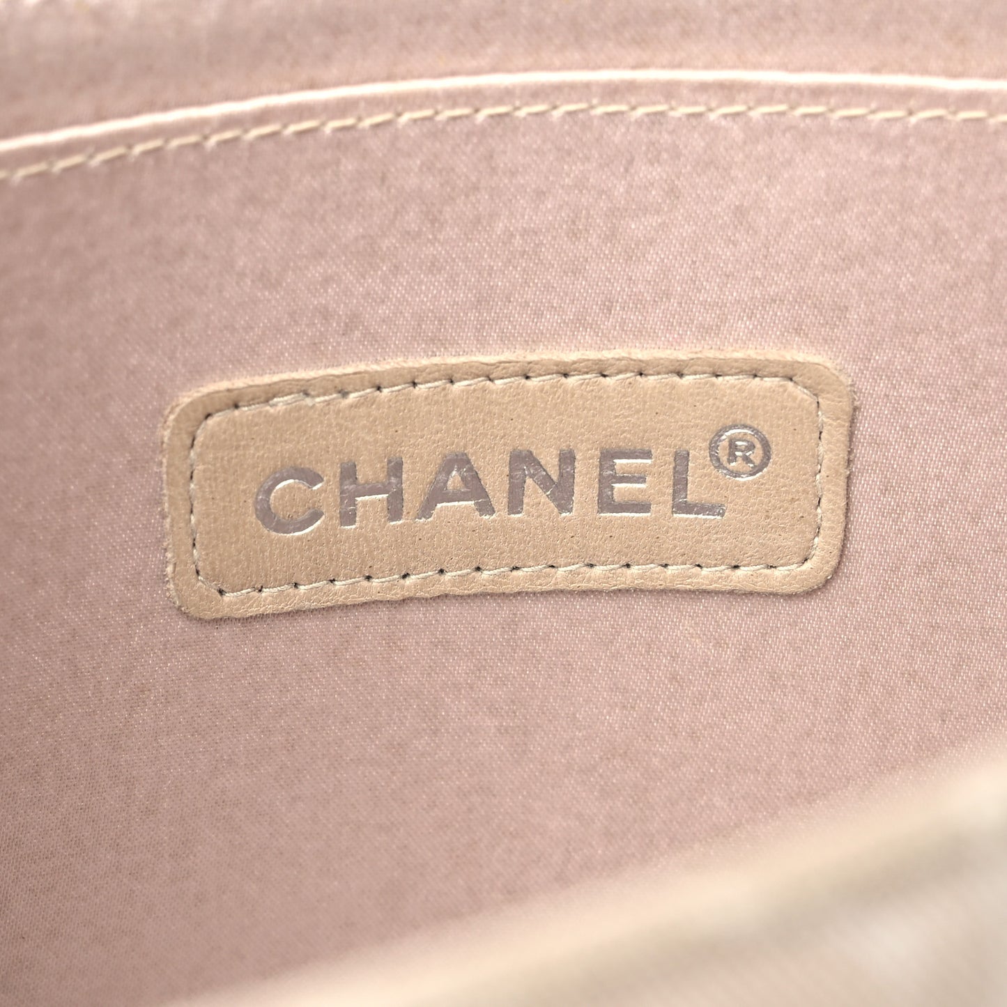 Nylon Medium Travel Flap Light Beige