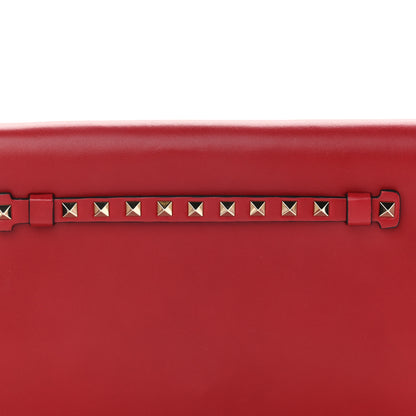 Valentino Garavani Nappa Rockstud Wristlet Clutch Rosso Valentino 6 of 8