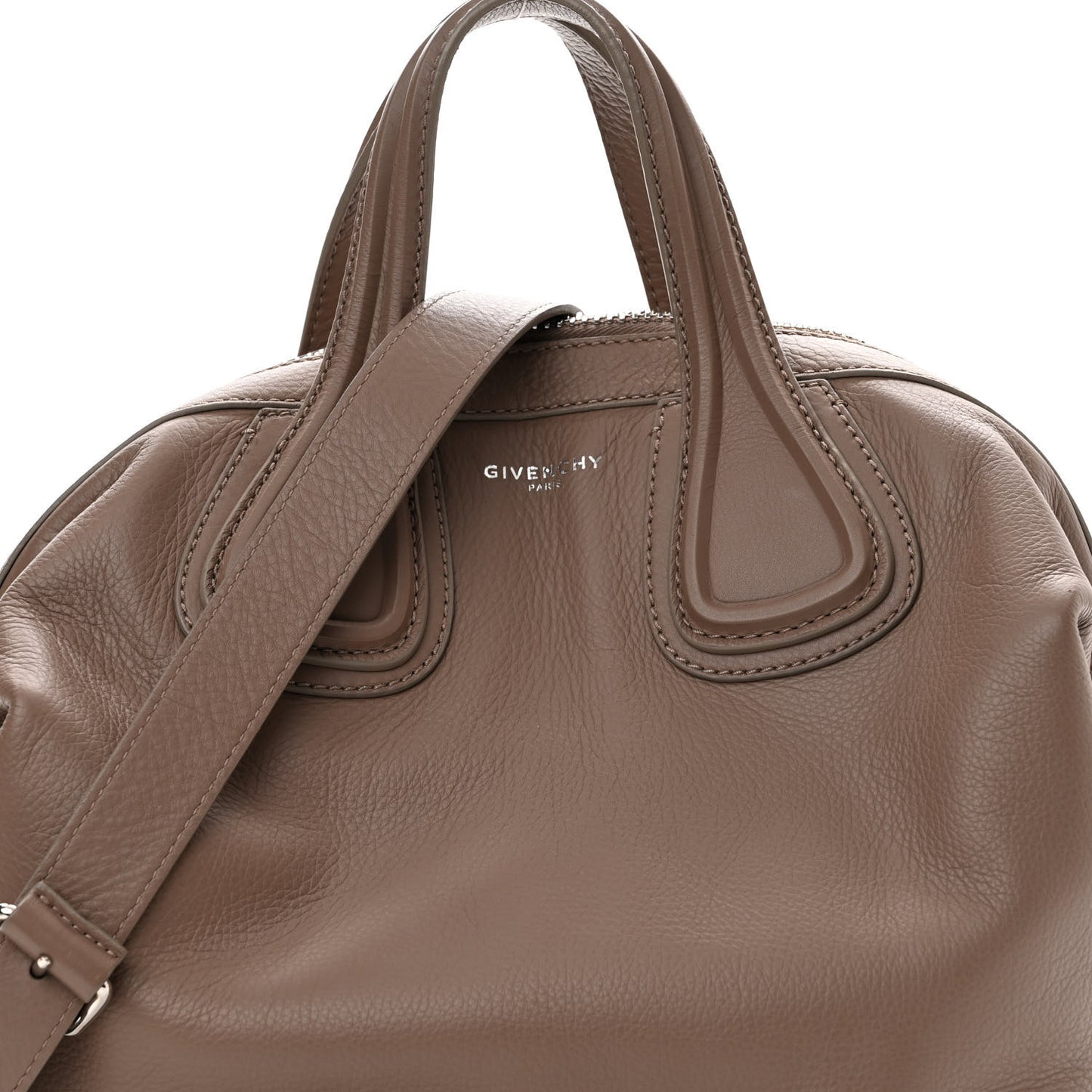 Grained Calfskin Medium Nightingale Brown