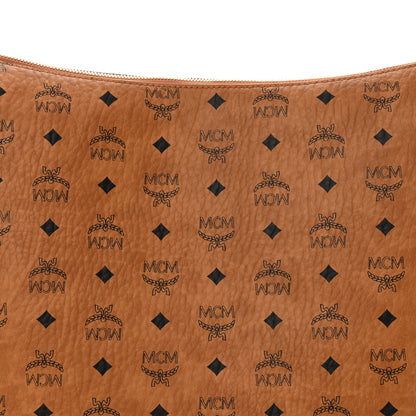 MCM Visetos Large Klara Hobo Cognac 7 of 9