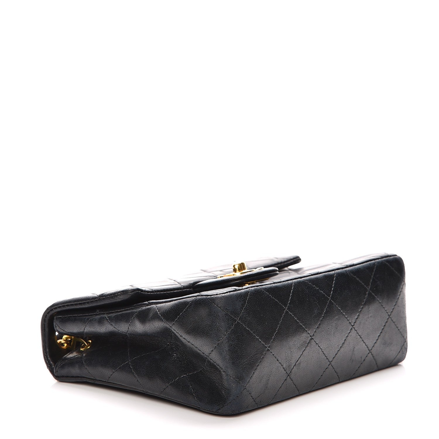 Chanel Lambskin Quilted Mini Square Flap Black 4 of 8