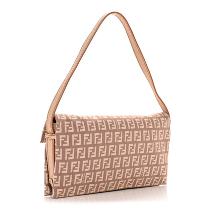 Fendi Zucchino Baguette Pink 3 of 15