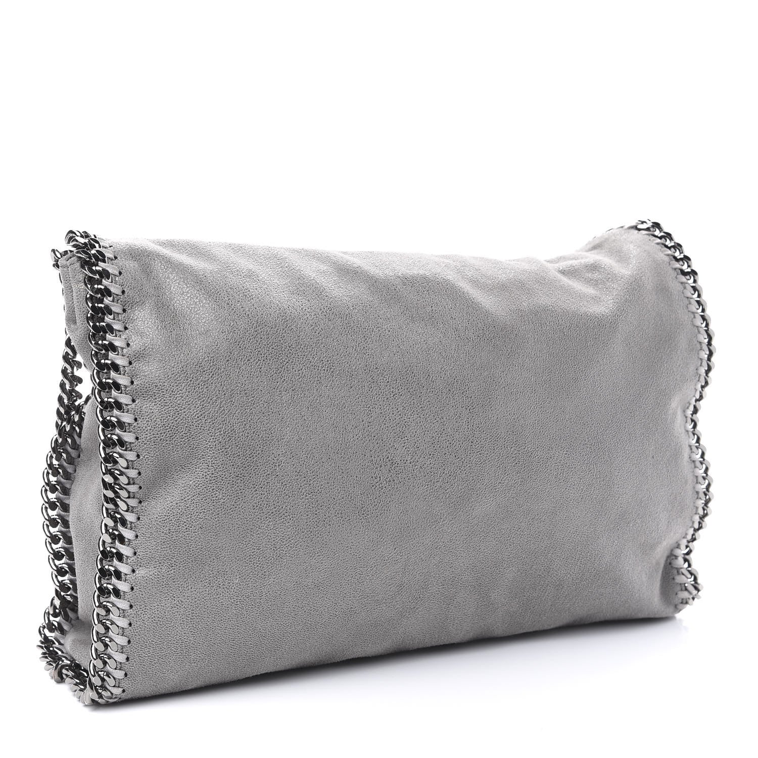 Stella McCartney Shaggy Deer Falabella Fold Over Tote Grey 3 of 10