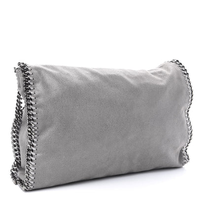 Stella McCartney Shaggy Deer Falabella Fold Over Tote Grey 3 of 10