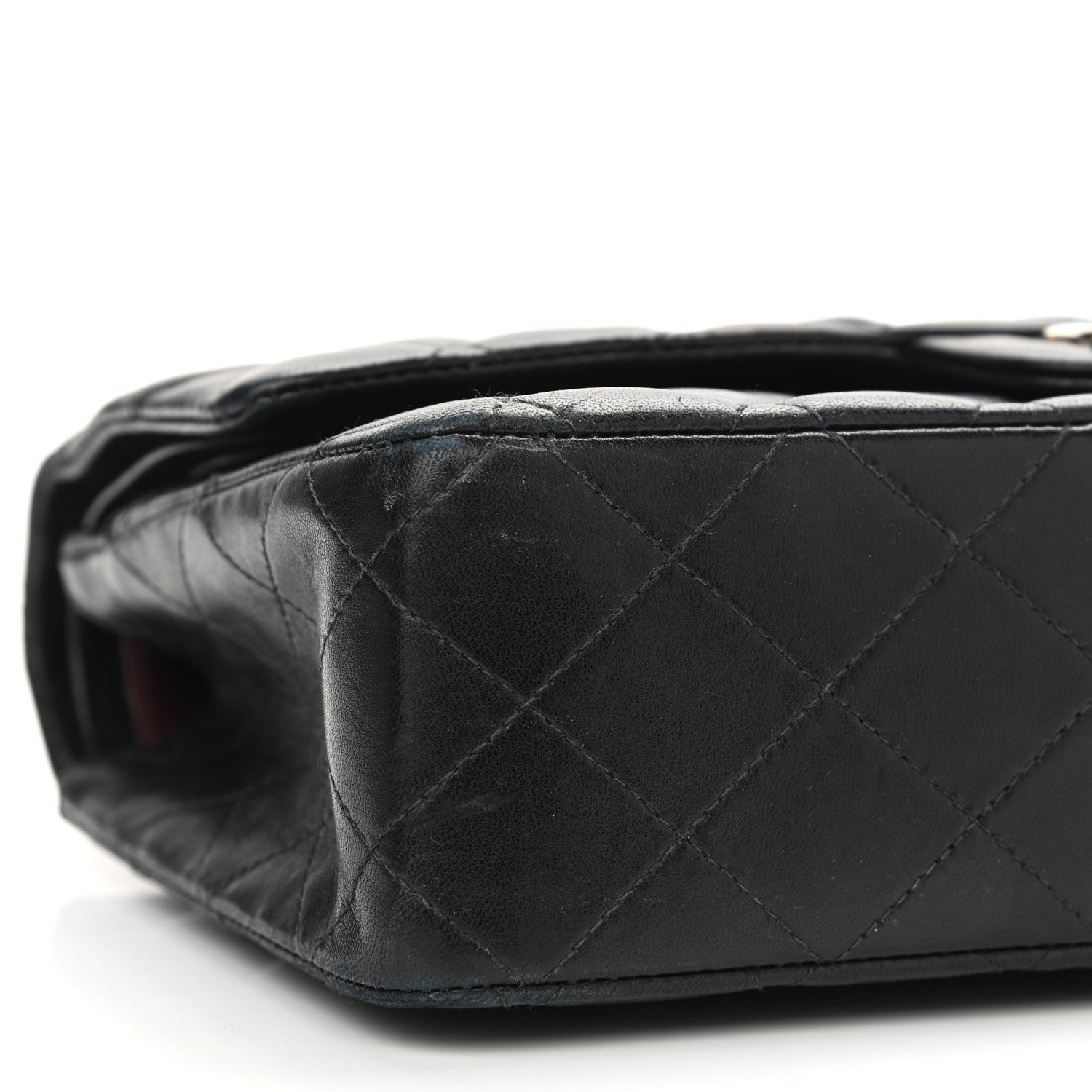 Chanel Lambskin Quilted Medium Double Flap Black 5 of 16