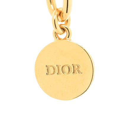 Christian Dior Metal Danseuse Etoile Chain Choker Necklace Gold 3 of 3