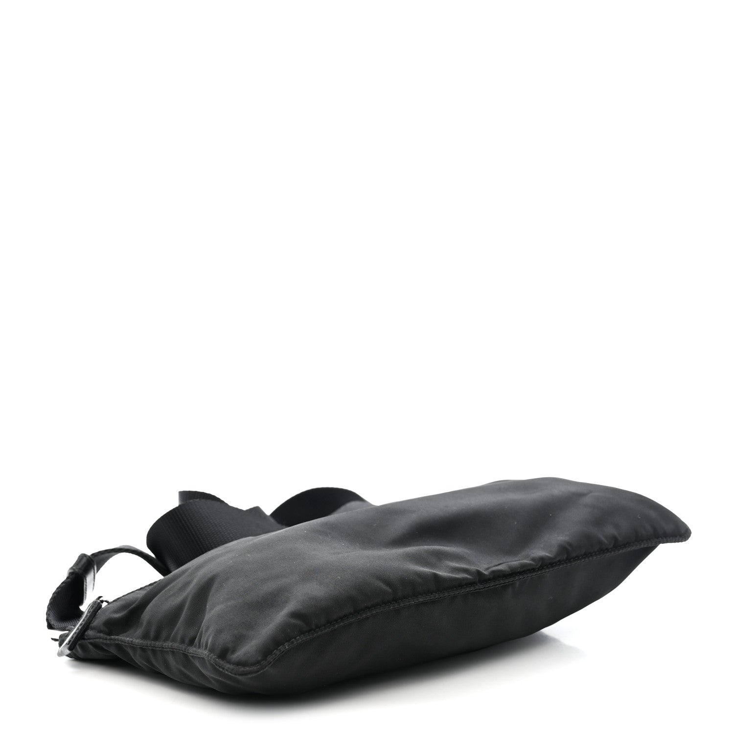 Prada Tessuto Nylon Flat Messenger Bag Black 4 of 10