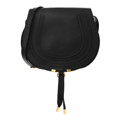 Chloe Calfskin Medium Marcie Round Crossbody Bag Black 1 of 10