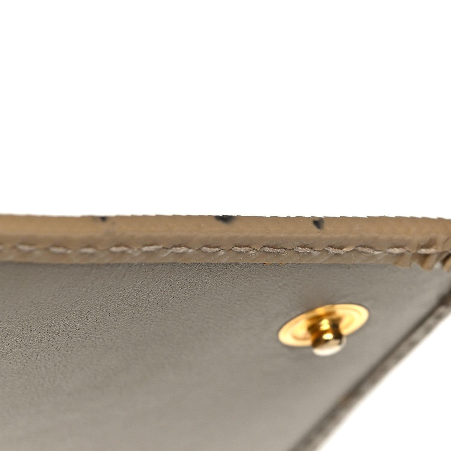 Prada Saffiano Vernice Metal Flap Wallet With Strap Sabbia 13 of 17