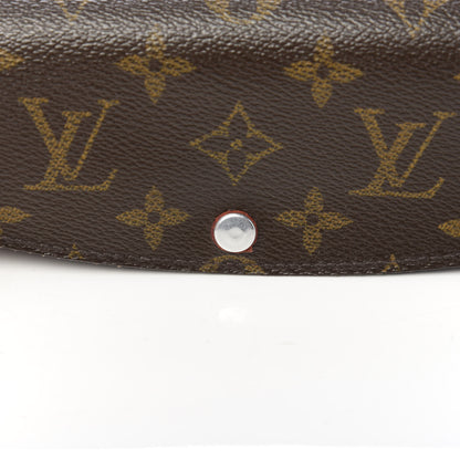 Louis Vuitton Monogram Emilie Wallet Red 11 of 17