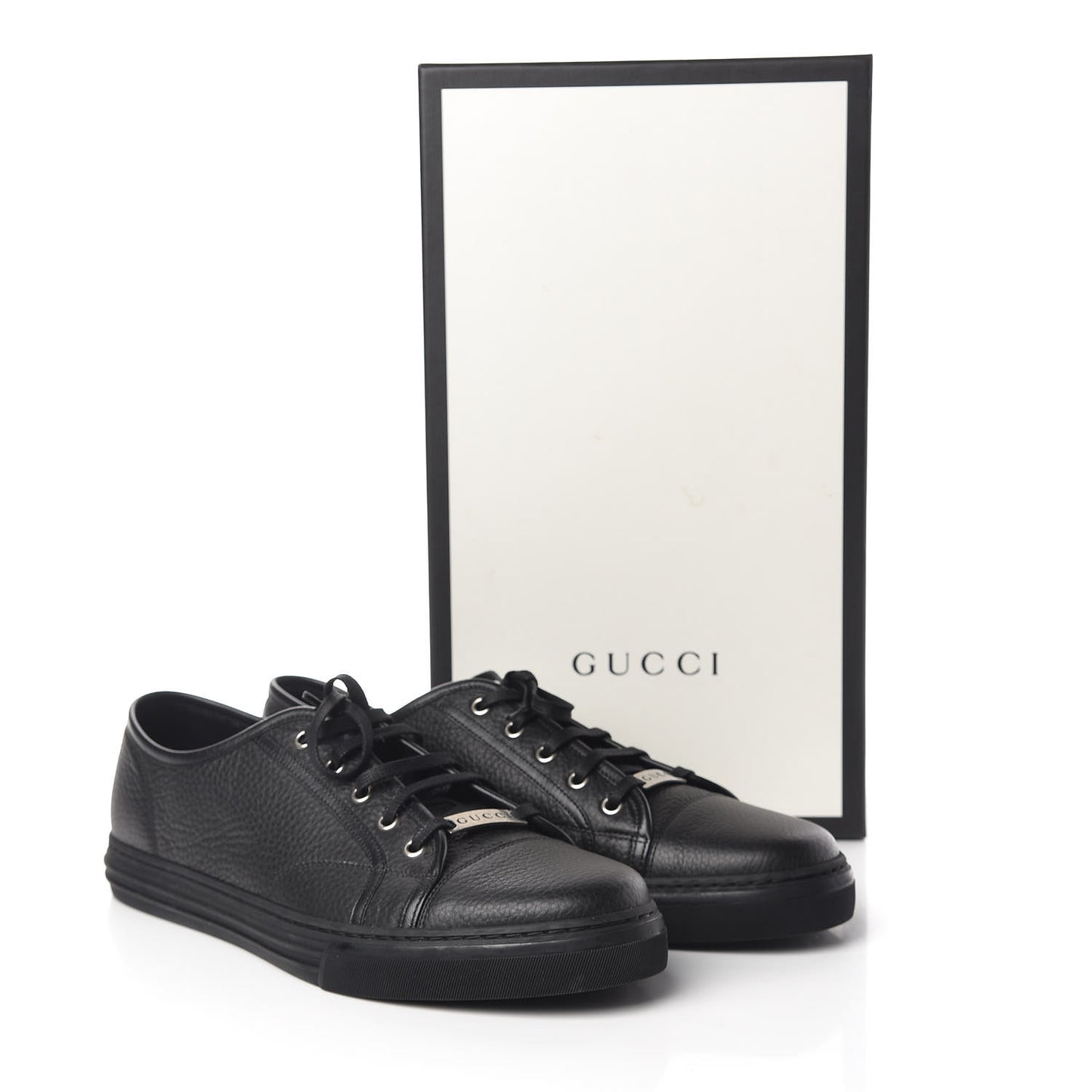 Nappa Mens Low Top Sneakers 10.5 Black