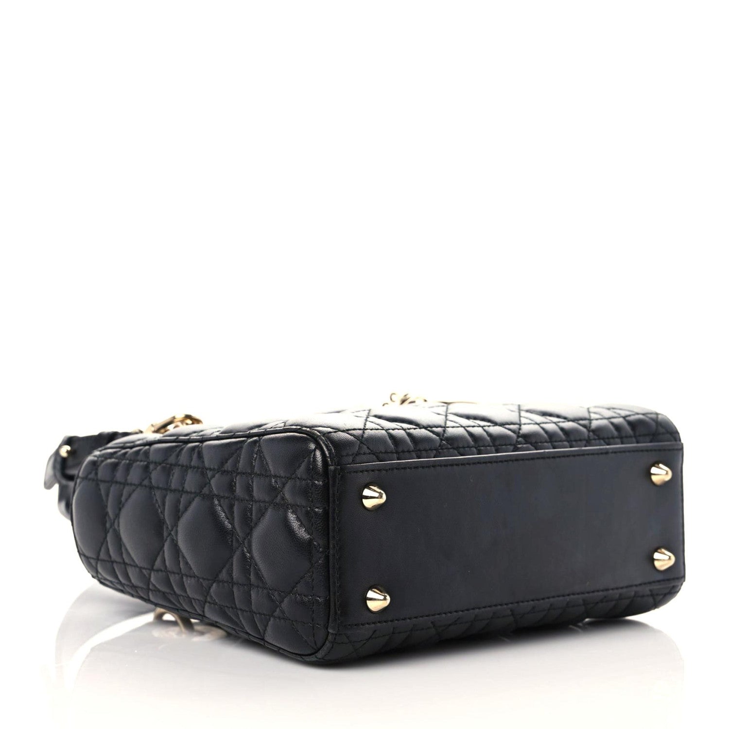 Christian Dior Lambskin Cannage Small Lucky Badges My Lady Dior Black 4 of 22