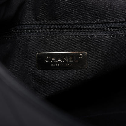 Chanel Calfskin Stitched Over & Over Hobo Black 8 of 9