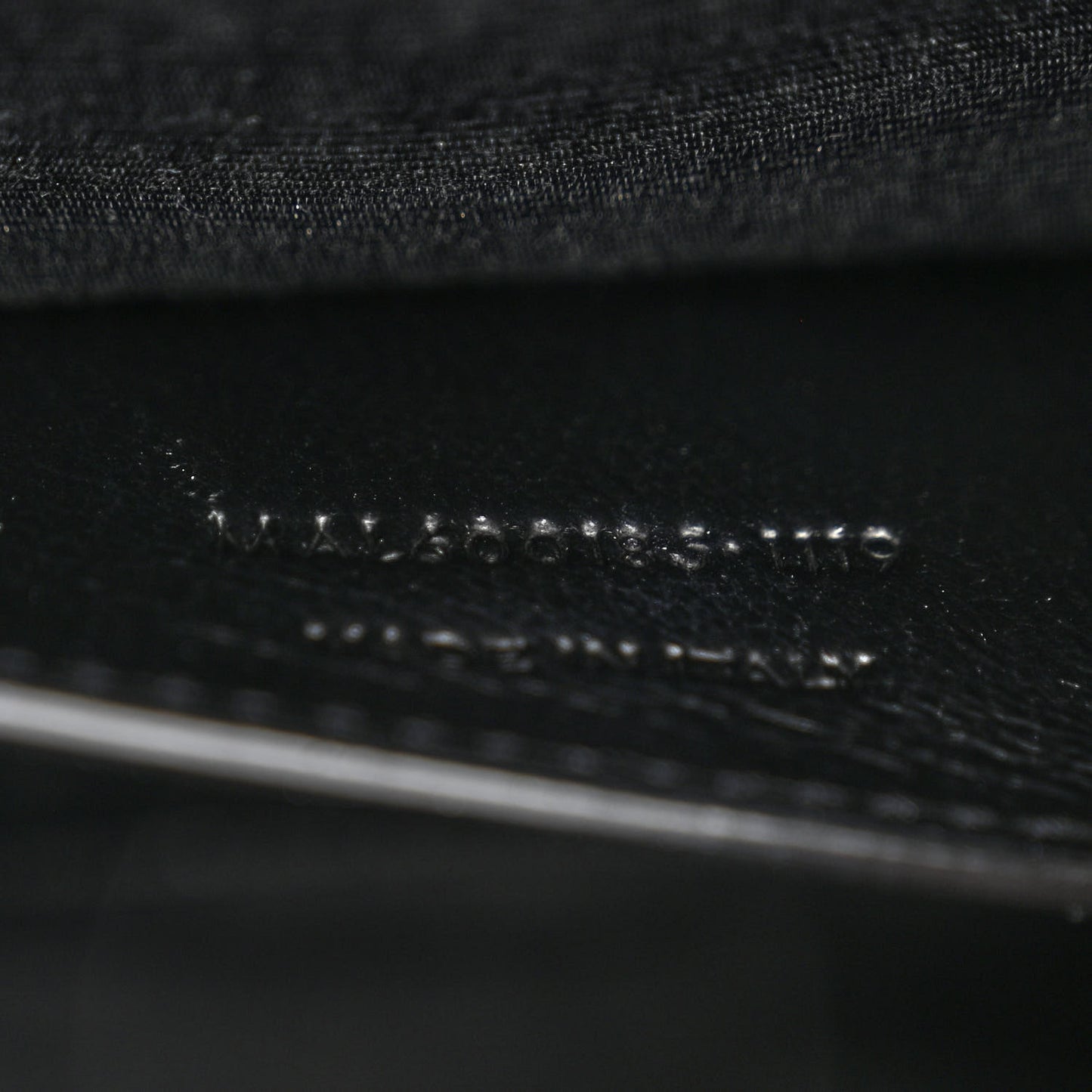 Grain De Poudre Textured Mixed Matelasse Triquilt Medium Monogram Satchel Black