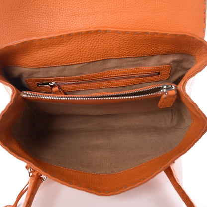 Fendi Cuoio Romano Selleria Medium Linda Satchel Orange 7 of 9