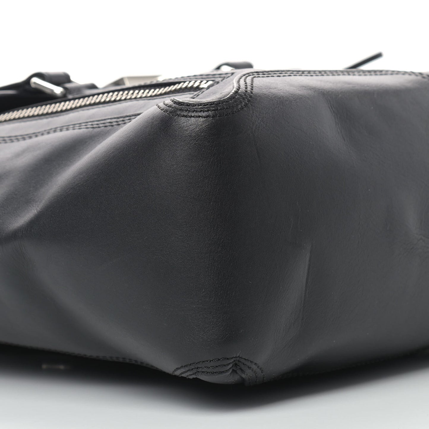 Smooth Calfskin Large Pashli Satchel Black