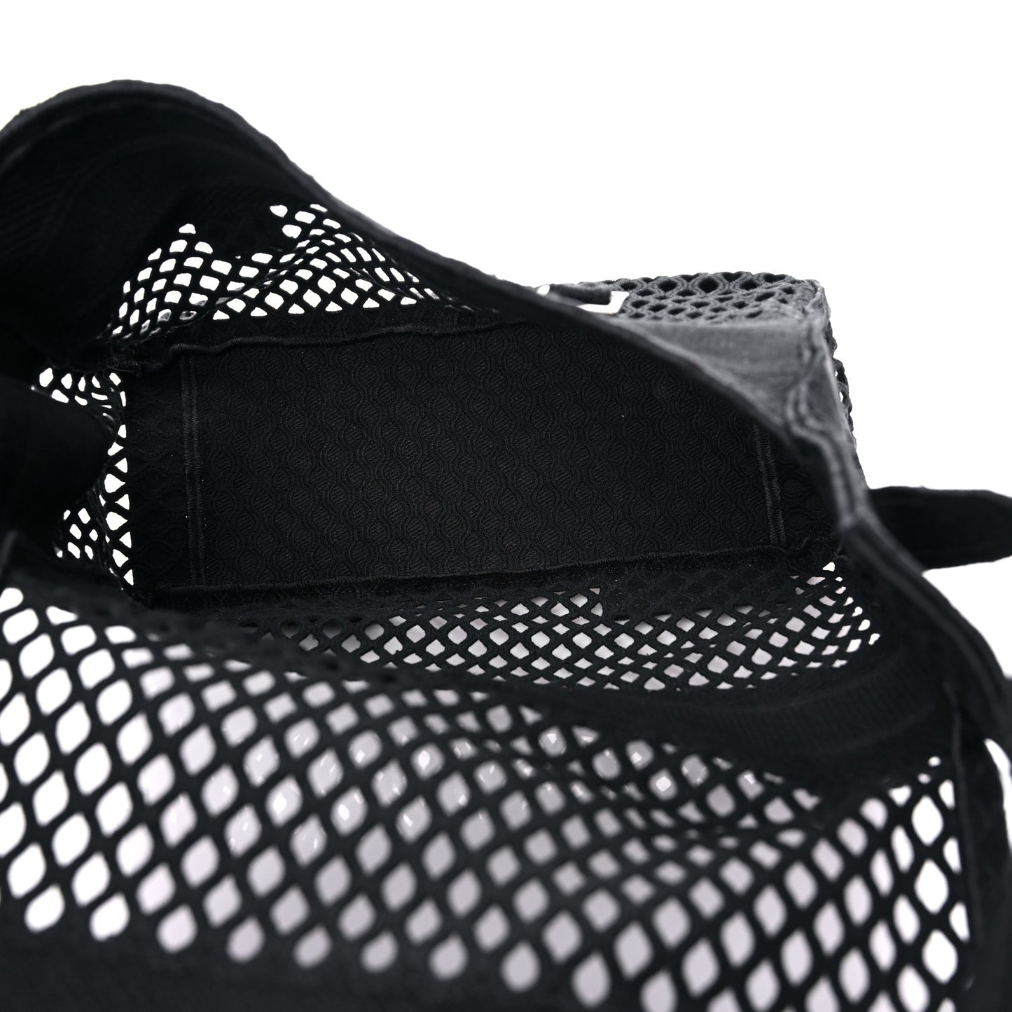 Canvas Embroidered Mesh Diorcamp Messenger Black