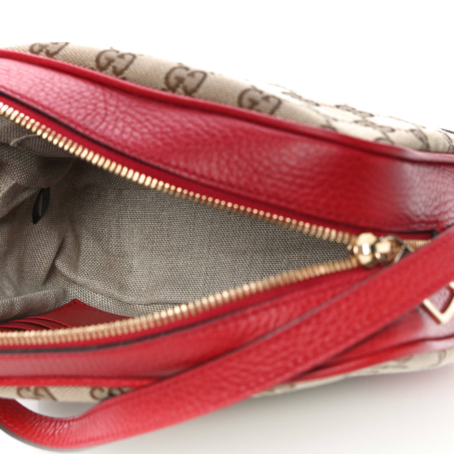 Gucci Monogram Mini Bree Messenger Bag Red 5 of 11