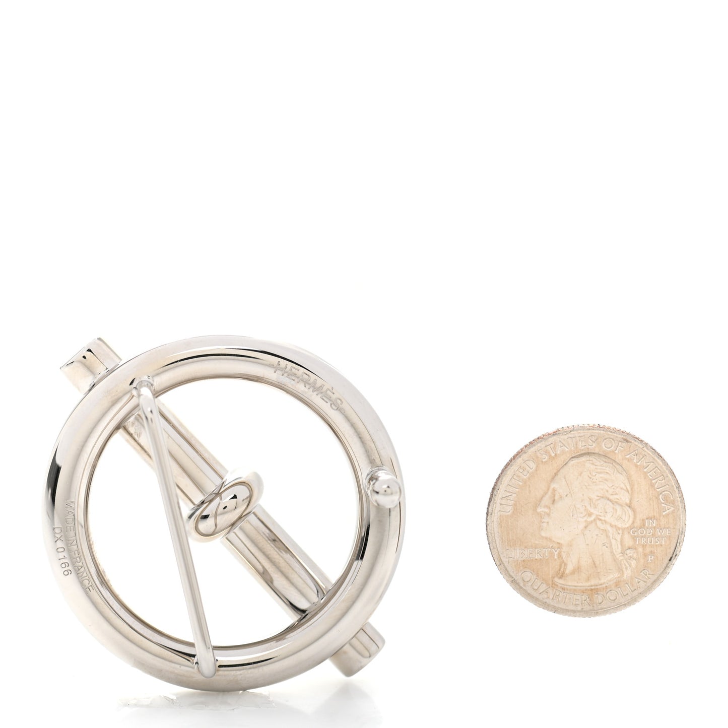 Palladium 32mm Glenan Belt Buckle Silver