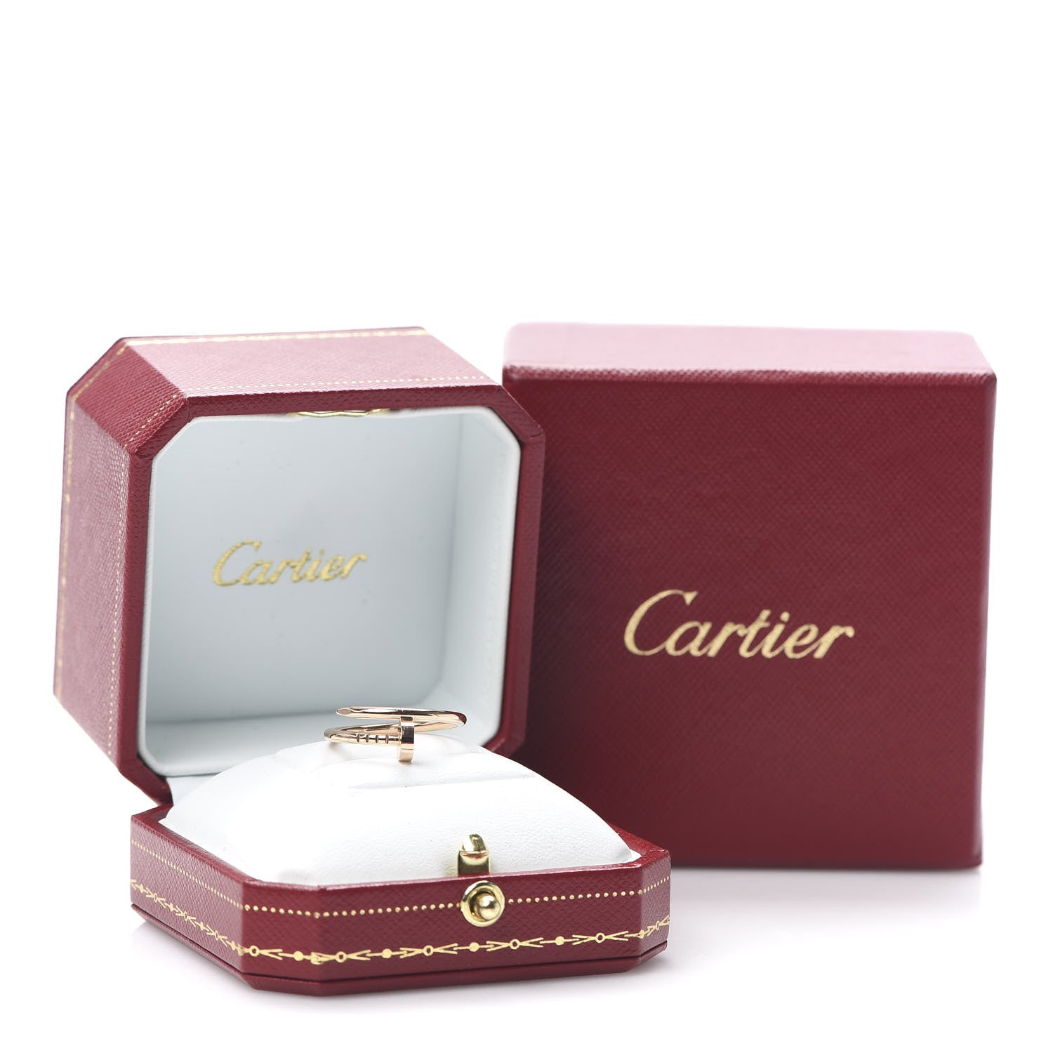 Cartier 18K Pink Gold Small Juste Un Clou Ring 53 6.25 7 of 7