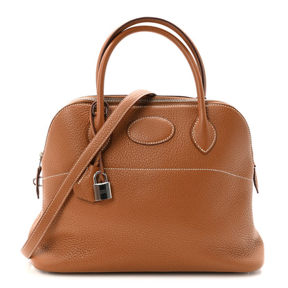 Hermes Taurillon Clemence Bolide 31 Gold 1 of 10