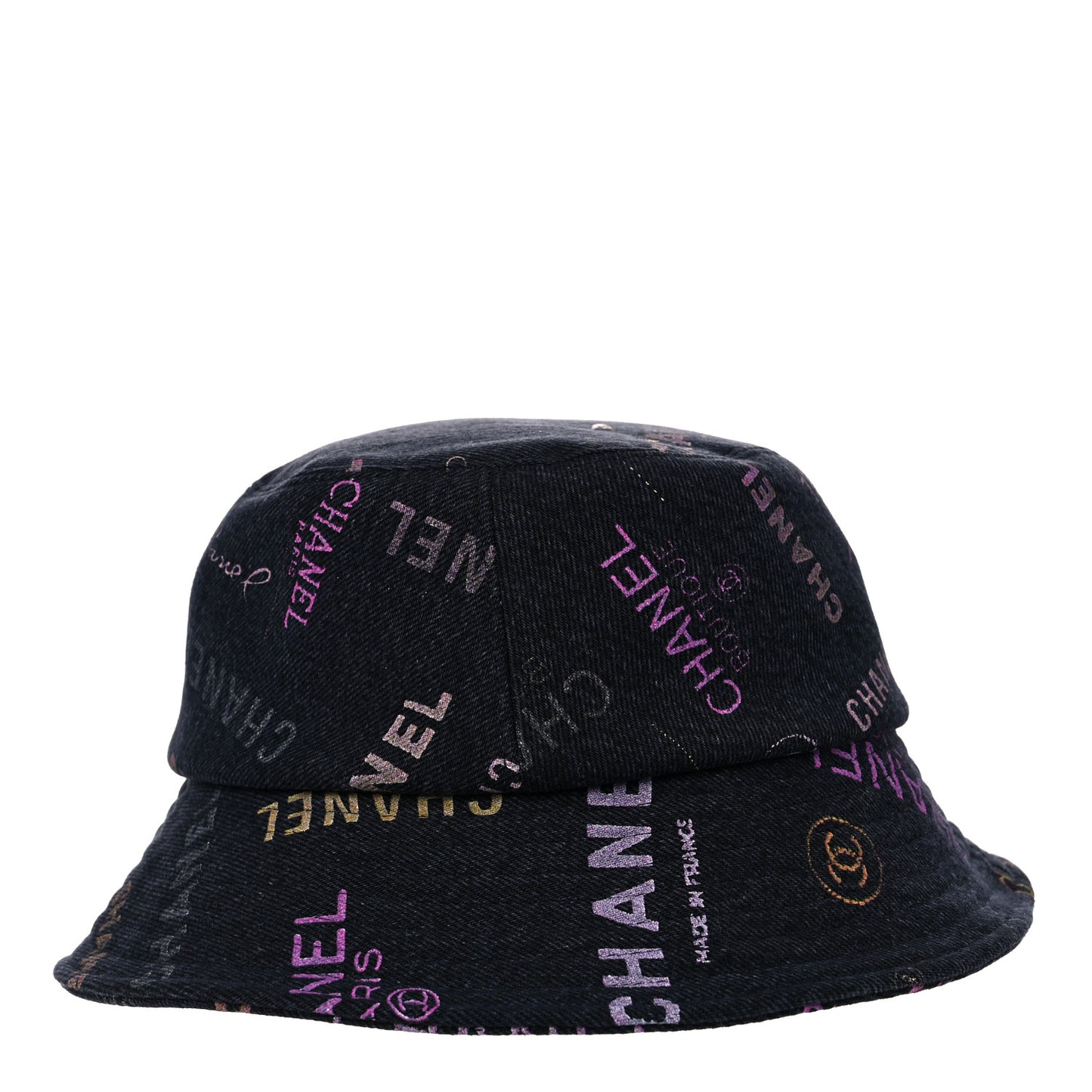 Denim Mood Cloche Bucket Hat S Black