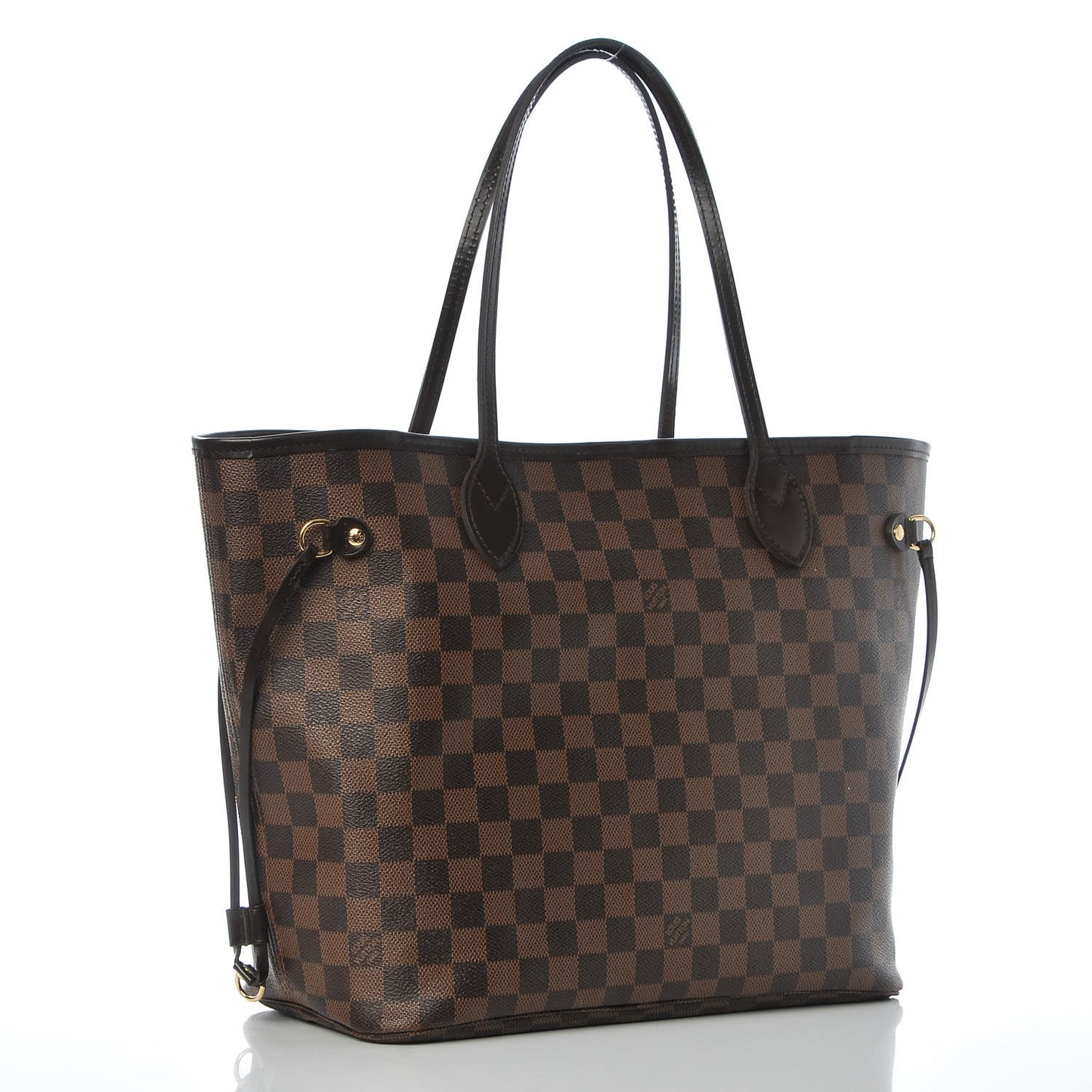 Damier Ebene Neo Neverfull MM Rose Ballerine