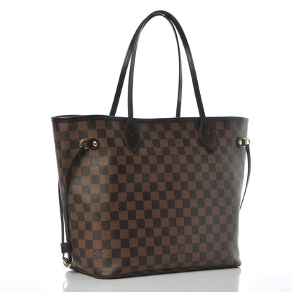 Louis Vuitton Damier Ebene Neo Neverfull MM Rose Ballerine 3 of 18