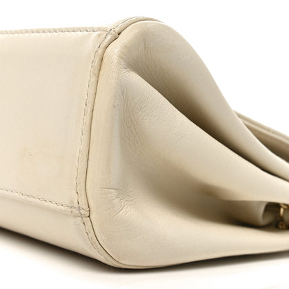 Chanel Lambskin Chocolate Bar Accordion Mademoiselle Ivory 9 of 9