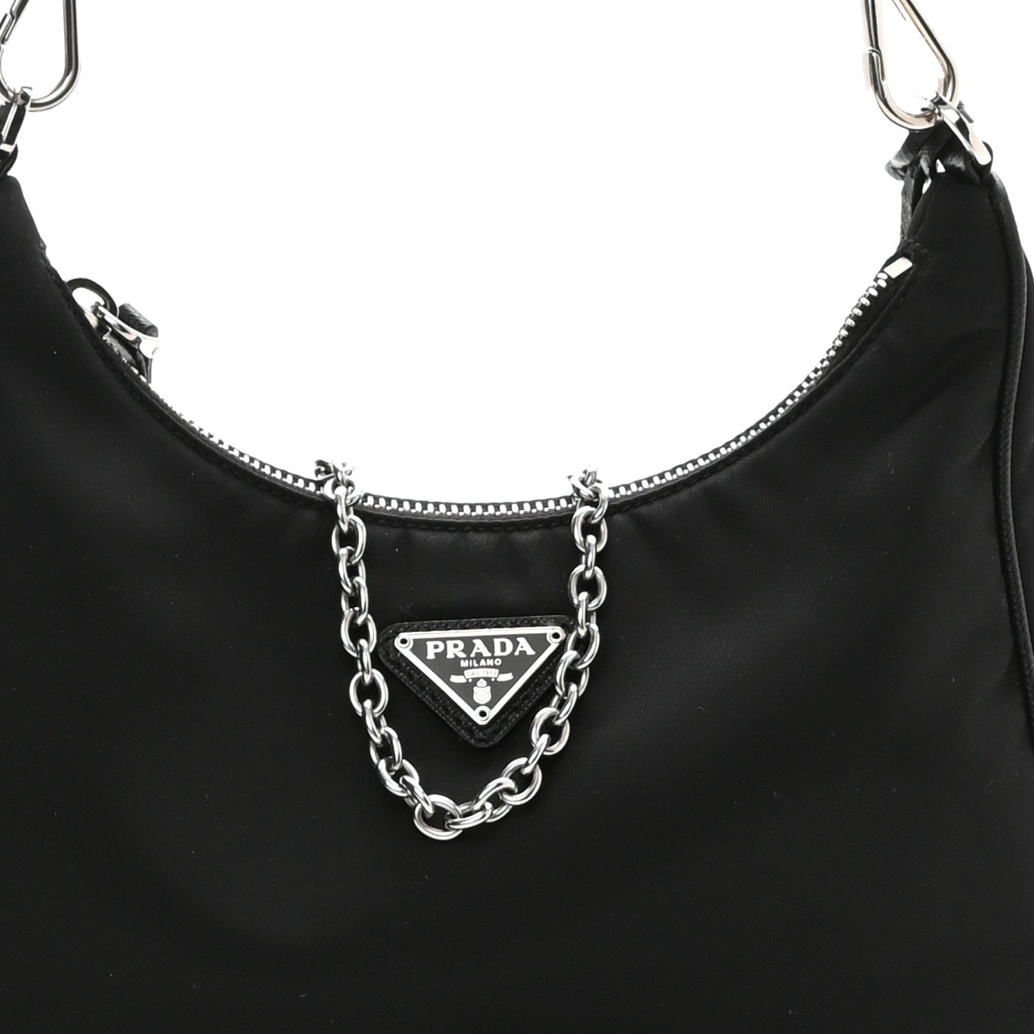 Prada Nylon Re-Edition 2005 Shoulder Bag Black 7 of 9