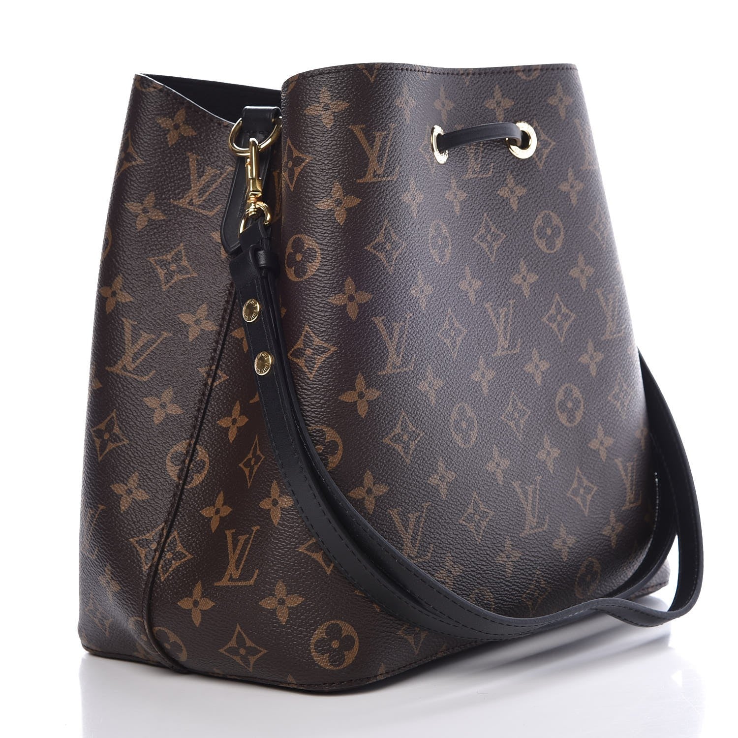 Louis Vuitton Monogram Neonoe MM Black 3 of 7