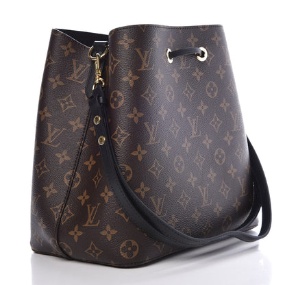 Louis Vuitton Monogram Neonoe MM Black 3 of 7