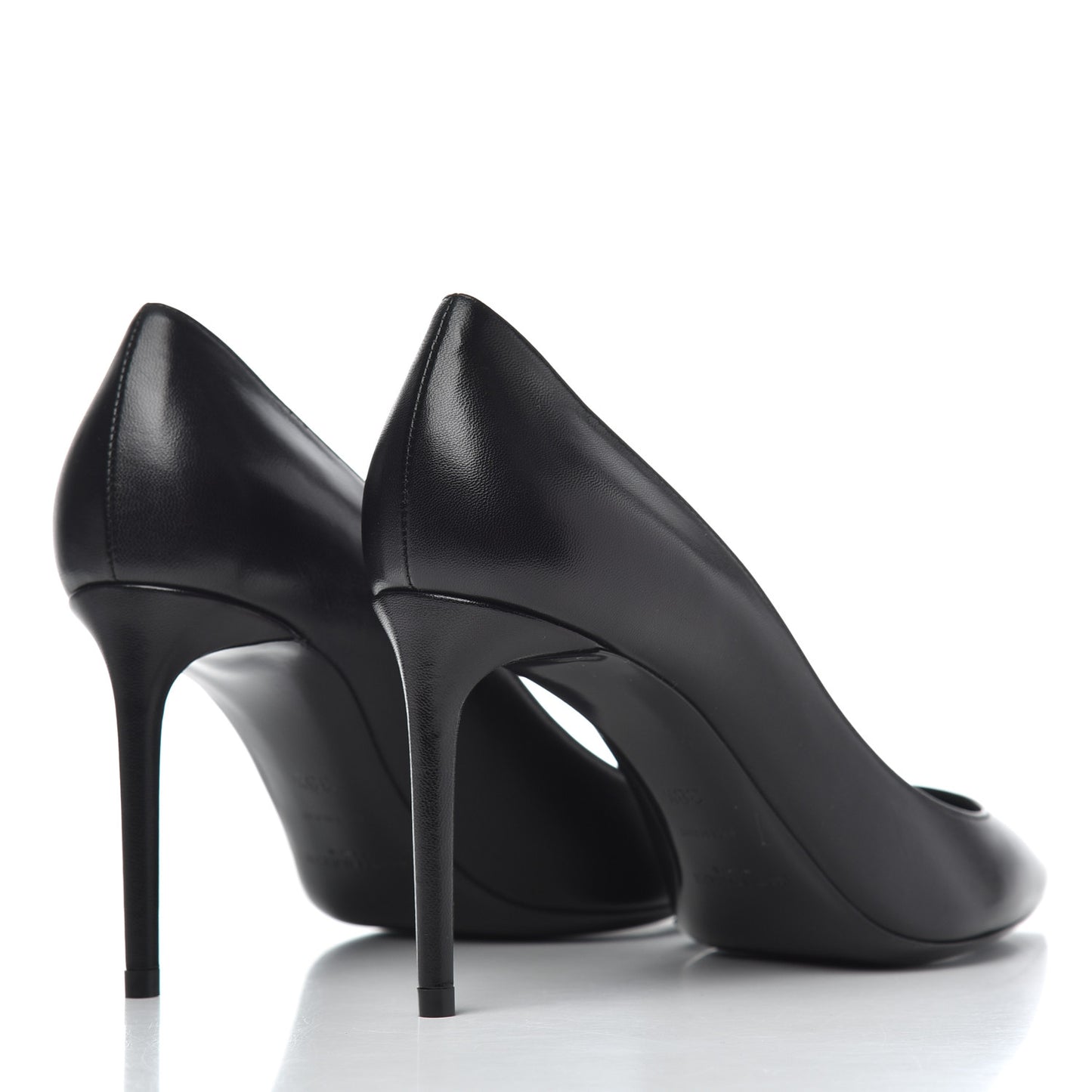 Calfskin Zoe 85 Pumps 38.5 Black