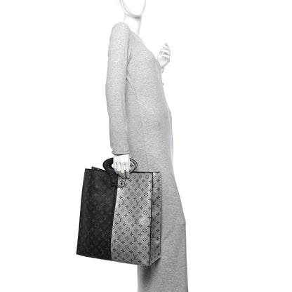 Louis Vuitton Monogram Eclipse Split Tote 2 of 9