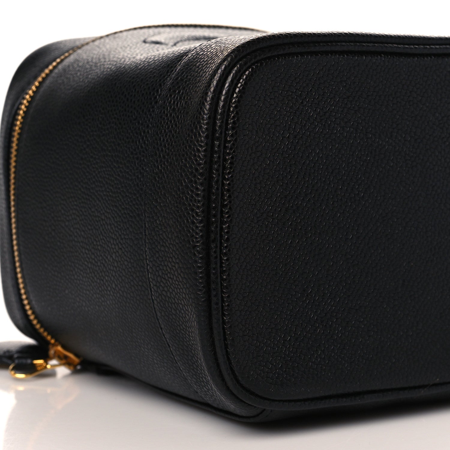 Chanel Caviar Vanity Cosmetic Case Black 10 of 11