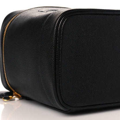 Chanel Caviar Vanity Cosmetic Case Black 10 of 11