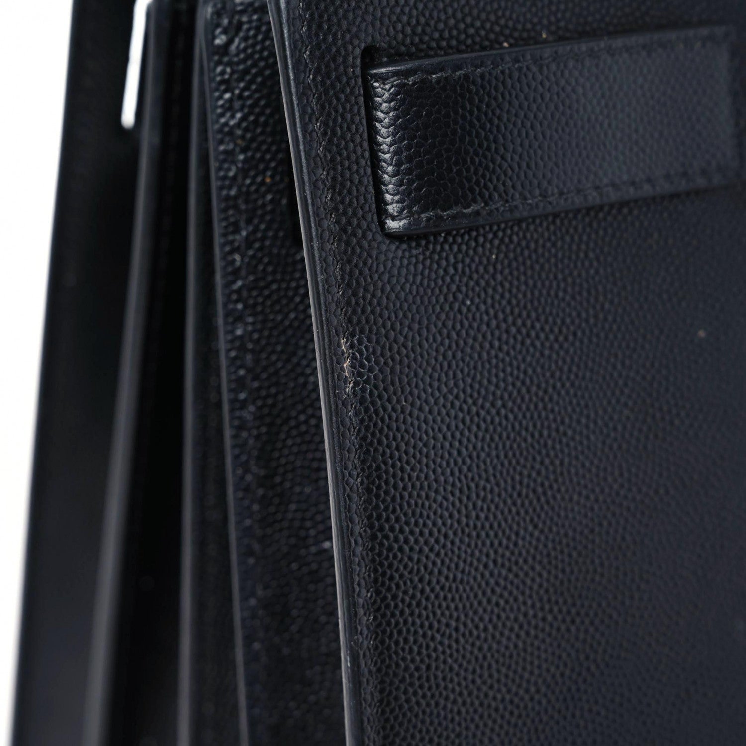 Saint Laurent Grained Calfskin Small Sac De Jour Black 24 of 28