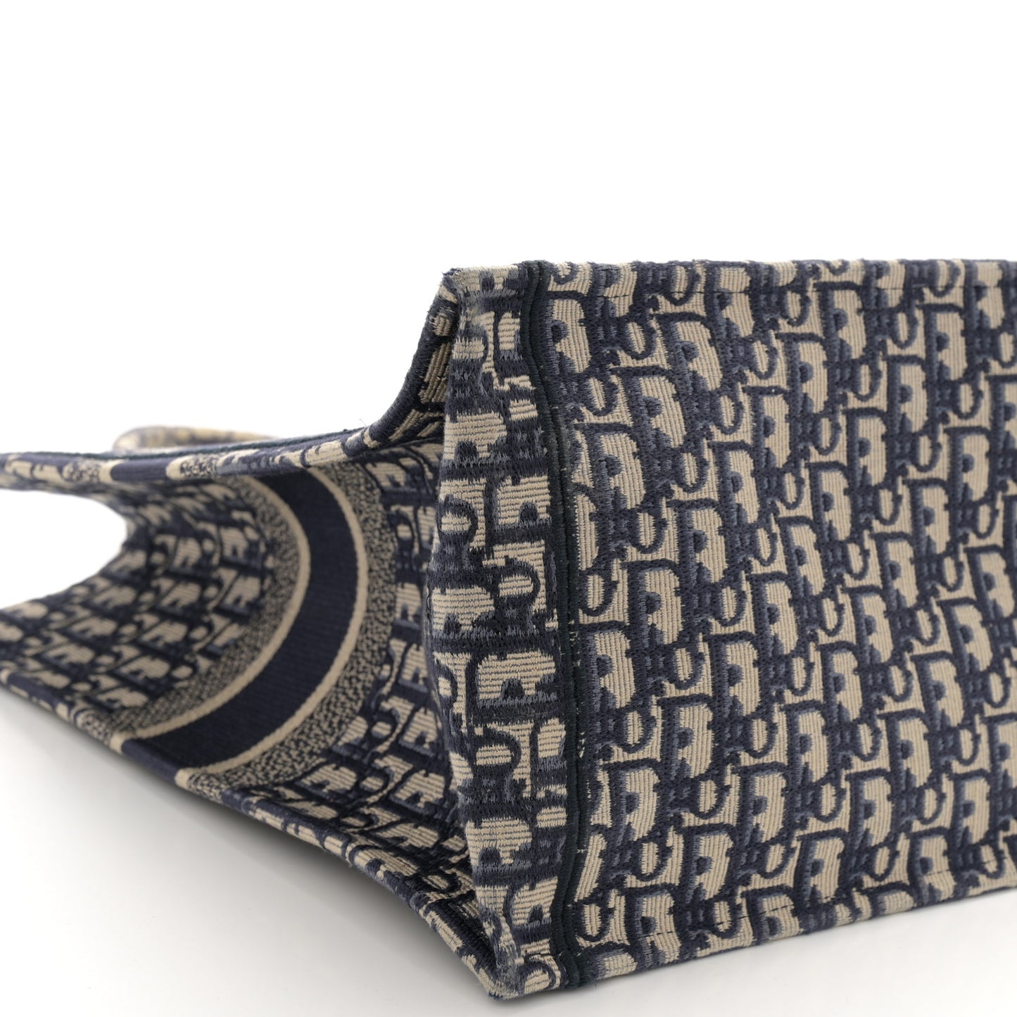 Oblique Large Book Tote Blue Multicolor