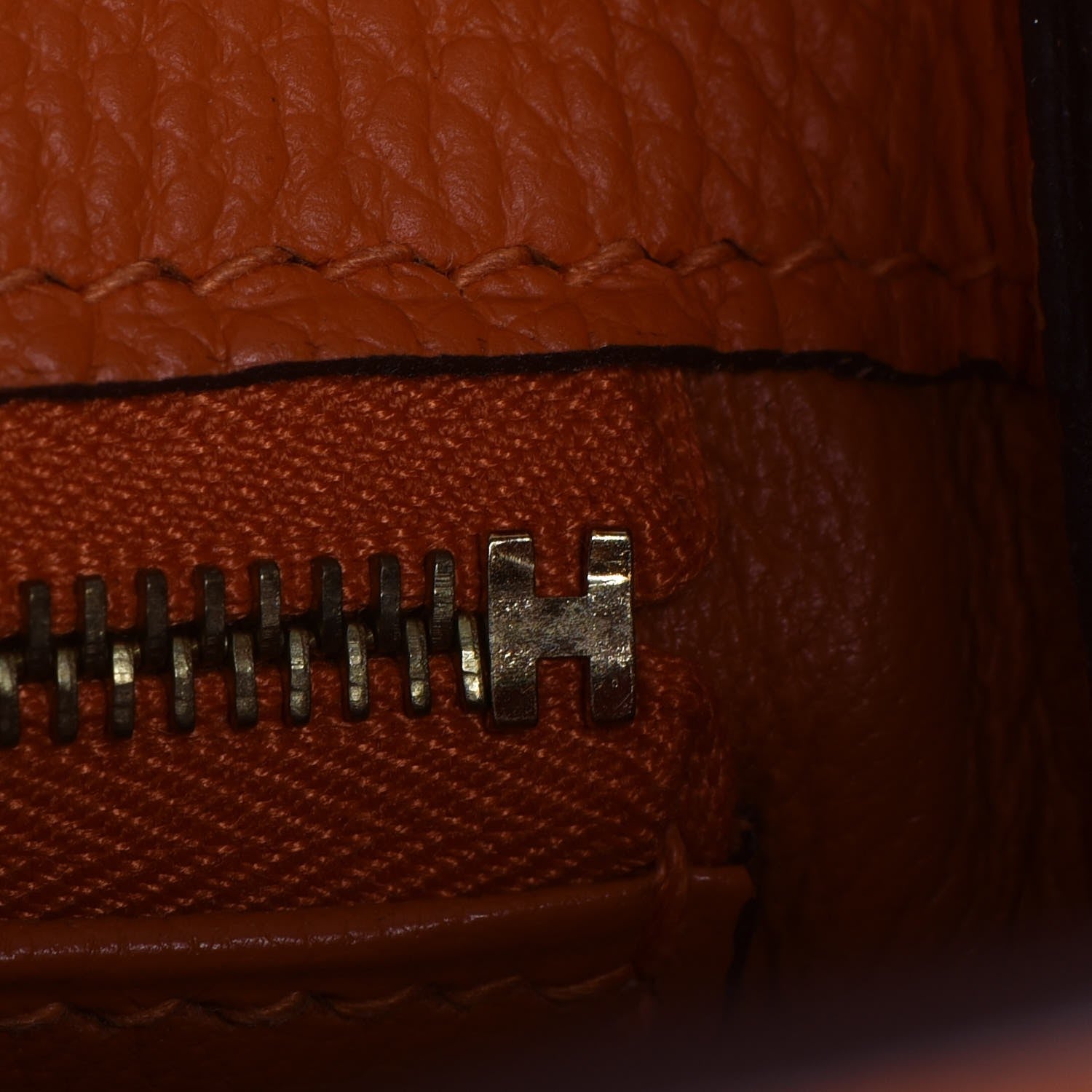 Hermes Togo Kelly Retourne 35 Orange 13 of 34