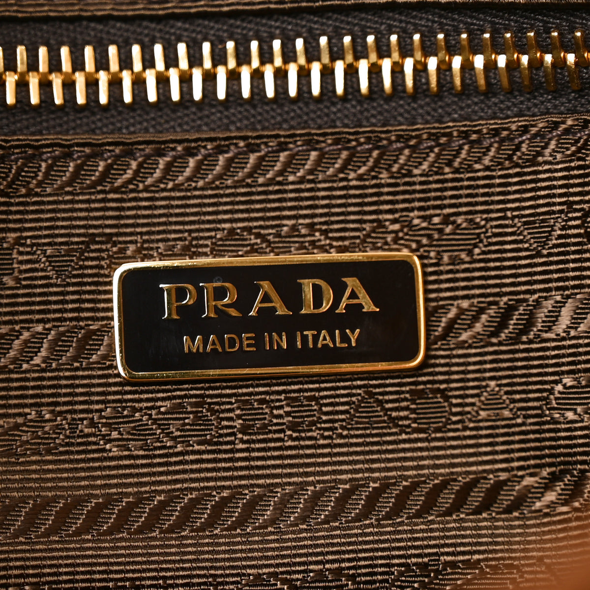 Prada Suede Triangle Medium Bonnie Shoulder Bag Cacao 6 of 9