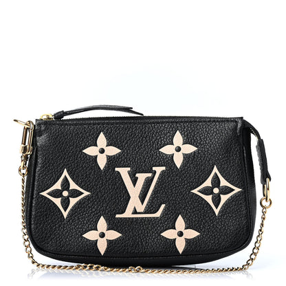 Louis Vuitton Empreinte Monogram Giant Mini Pochette Accessories Black 1 of 4