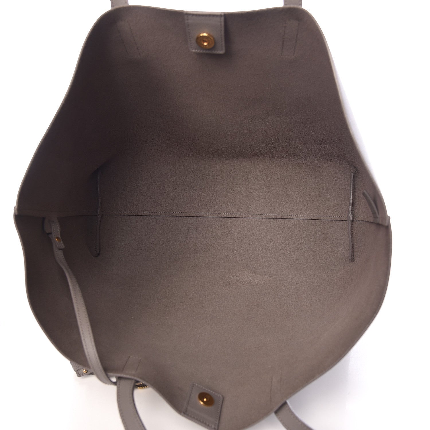 Saint Laurent Calfskin Large Shopping Tote Fog 8 of 12